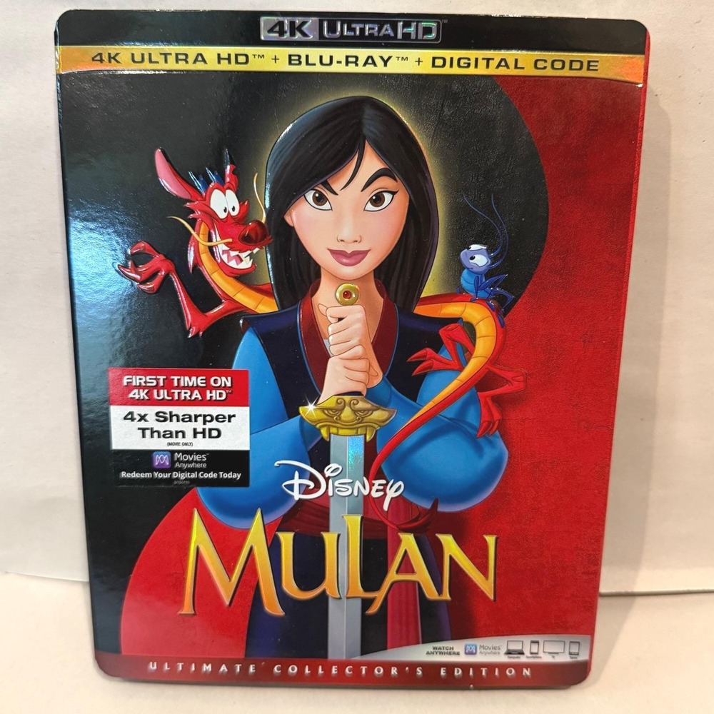 Disney Mulan 4K Ultra HD + Blu-Ray + Digital Code Ultimate Collector's Edition
